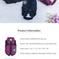 Multifunctional dog coats in various colors with product information and size chart.