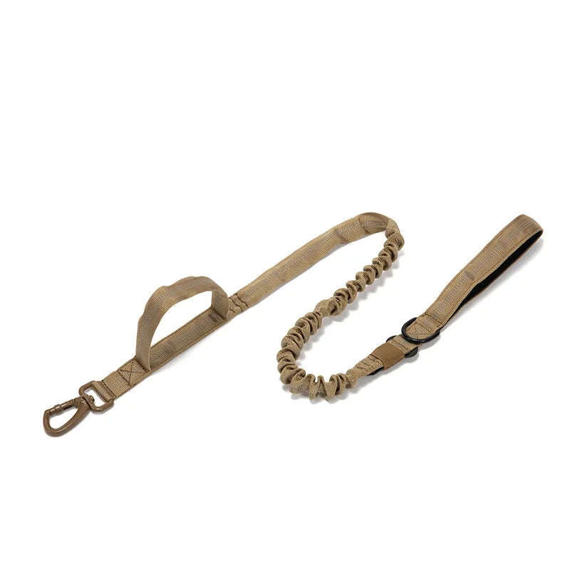 Tan tactical gun sling on a white background