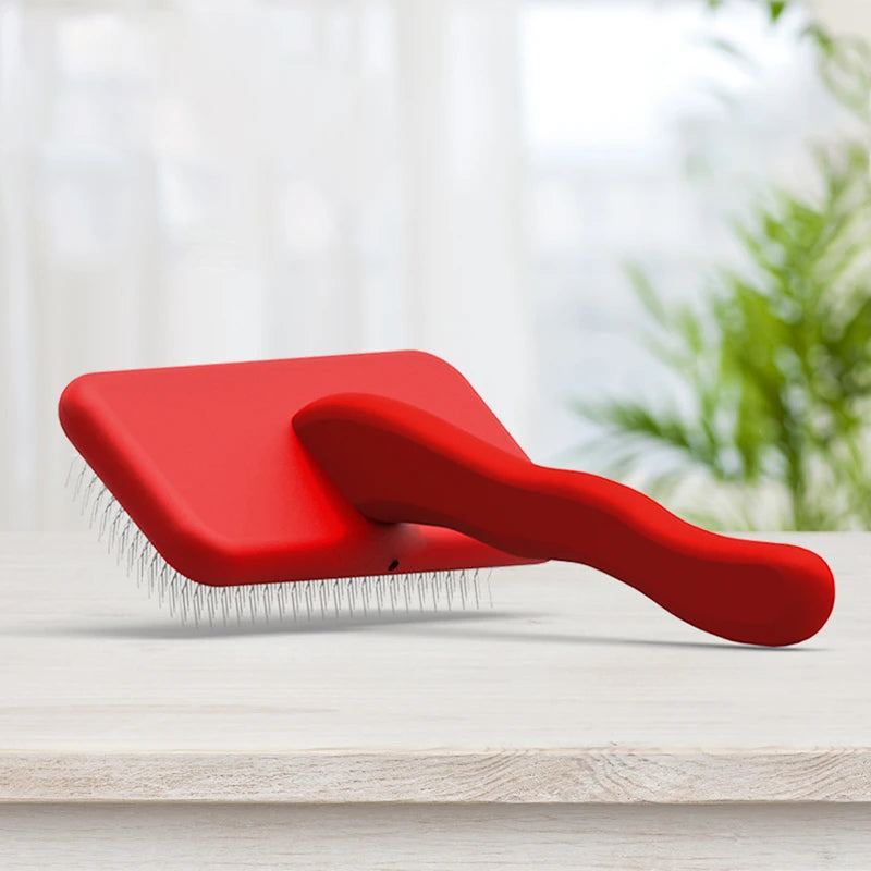Crane Dog/Cat Grooming Brush Wooden Dog Brush Shampoo Tool for Pet Beauty and Massage Soft Pad Pet Bath Brush Comb High Quality