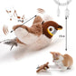 Hot Simulated Bird Cat Toy Interactive Toys Dog Rechargeable Chirping Flapping Bird(no Flying) Touch Activated Plush Pet Toy
