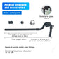 Aquarium Canister Filter Kit, External Fish Tank Filtration System, Inlet Outlet Tube, Rain Spray Bar, Outflow Pipe Complete Set