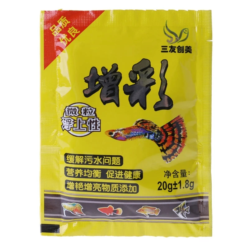 Small Fish Food Tropical Goldfish Nutrition Healthy Delicious Feeding Supplies for Home  Fish for Tank Aquarium DropShipping