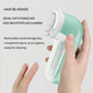 Hair remover with text on a white background