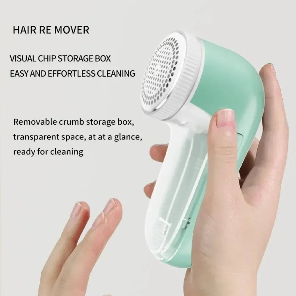 Hair remover with text on a white background