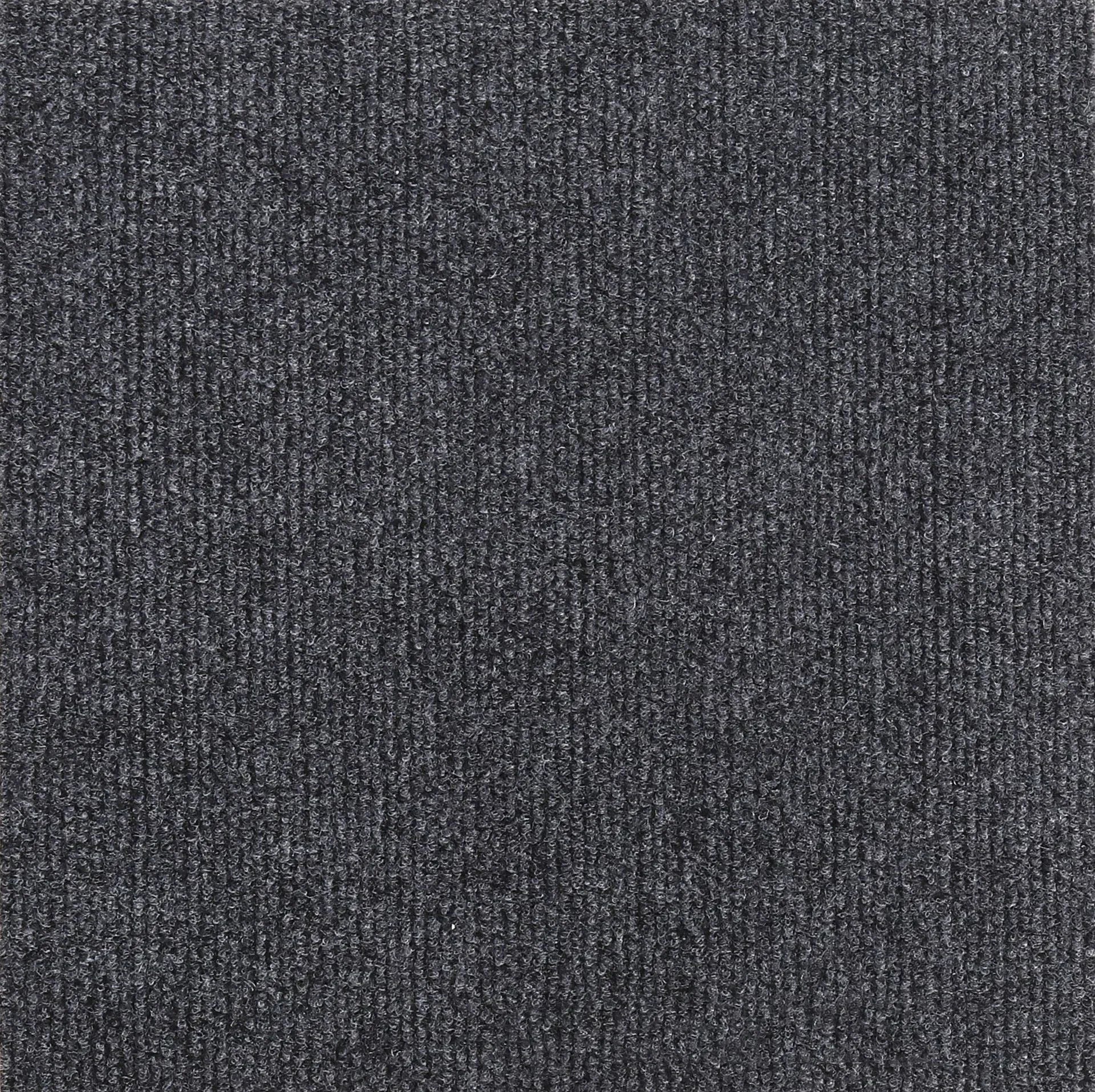 Close-up of dark gray textured fabric