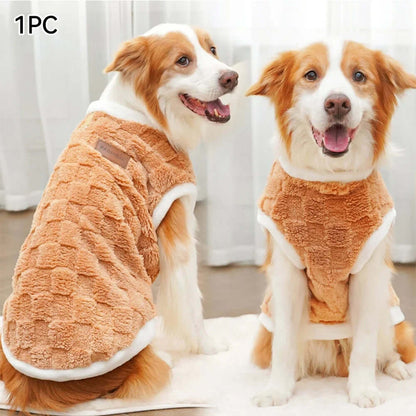Big Dogs Clothes Winter Warm Sweater S-6XL Size Pet Clothing Golden Retriever Dog Coats Sweatshirt Pets Puppy Pullover Vest