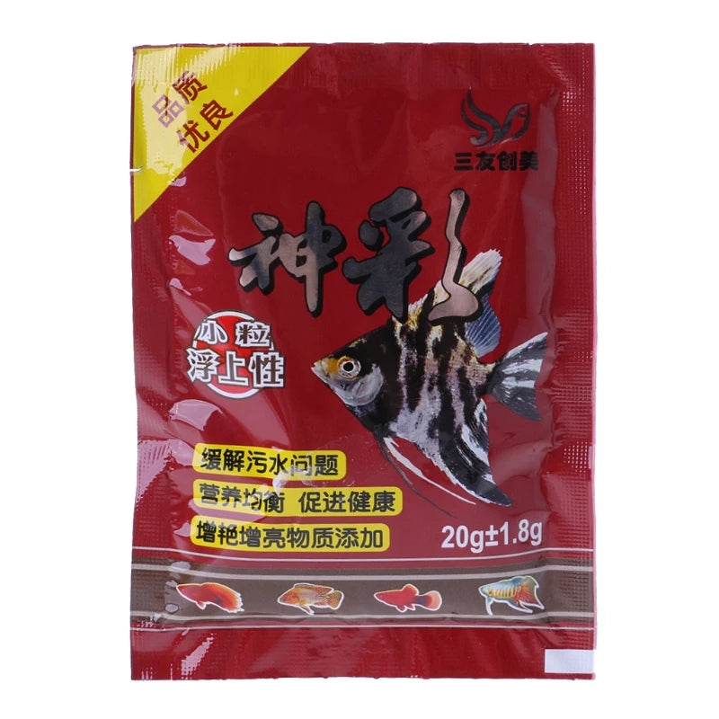 Small Fish Food Tropical Goldfish Nutrition Healthy Delicious Feeding Supplies for Home  Fish for Tank Aquarium DropShipping