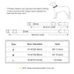 Dog collar measurement chart with diagram and size guide.