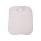 White foam cushion on a white background