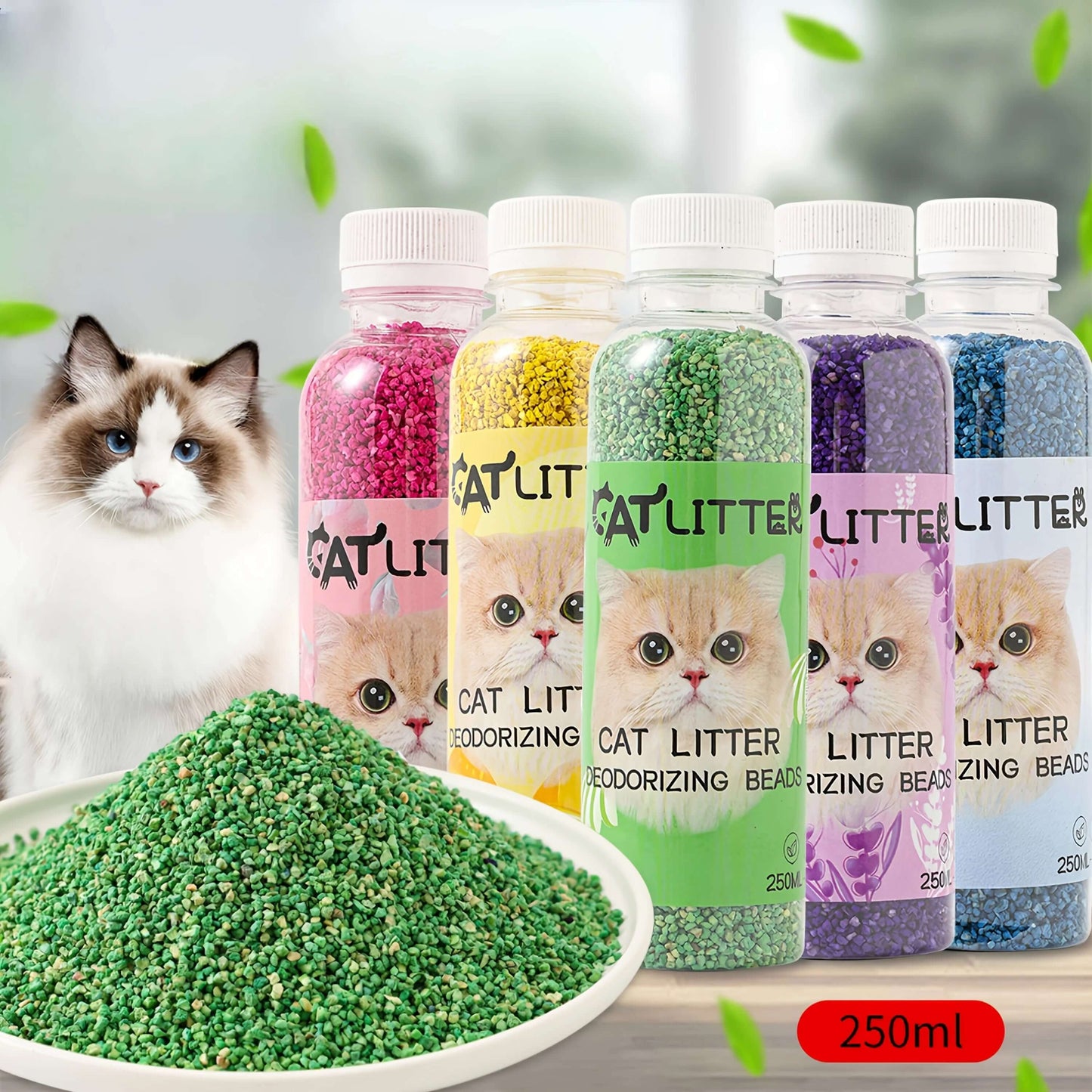 A Bottle of Cat Litter Deodorizing Beads - Make Your Home Smell Comfortable and Remove Odors