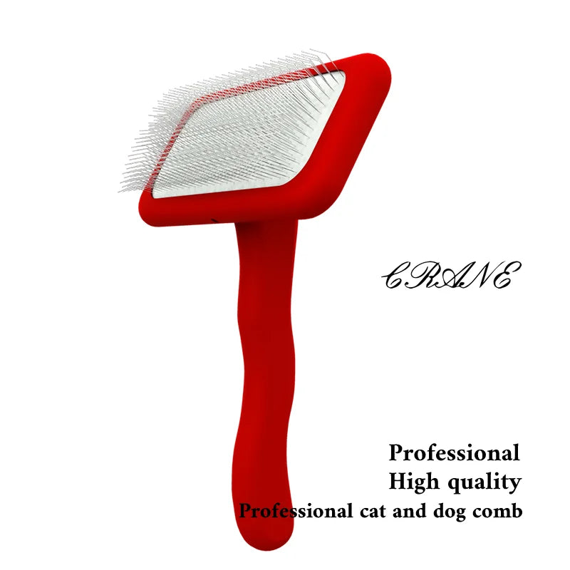 Crane Dog/Cat Grooming Brush Wooden Dog Brush Shampoo Tool for Pet Beauty and Massage Soft Pad Pet Bath Brush Comb High Quality