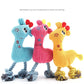Dog toys popular pet dog voice toys creative knitted sika deer bite-resistant sound grinding plush dog toys
