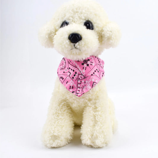 Dog Bandanas Large Pet Scarf Pet Cotton Plaid WashableBow ties Collar Cat Dog Scarf Large Dog Accessories Kerchief