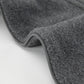 Close-up of a gray car mat on a white background