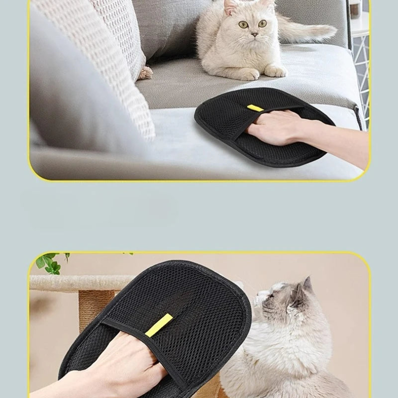 Portable Washable Pet Hair Remover Gloves | Clothes Dehairing & Cleaning Accessories