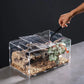 Terrarium Habitat Insect Spider Lizard Scorpion Feeding Cage Arboreal Enclosure Case Acrylic Transparent Reptile Breeding Box