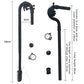Aquarium Canister Filter Kit, External Fish Tank Filtration System, Inlet Outlet Tube, Rain Spray Bar, Outflow Pipe Complete Set