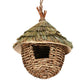 Birds Nest Bird Cage Natural Grass Egg Cage Bird House Outdoor Decorative Weaved Hanging Parrot Nest Houses Pet Bedroom