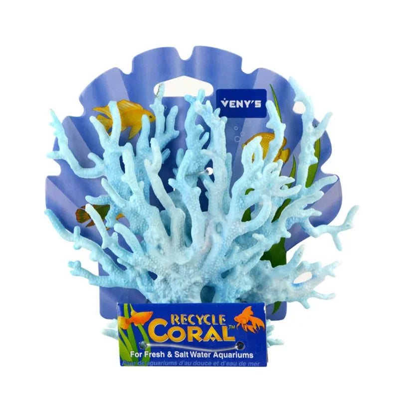 Aquarium S/L Artificial Resin Aquatic Coral Landscape Fish Tank Decoration Underwater Submarine Coral Aquarium Decoration