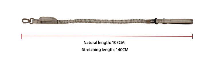 Measurement chart showing a rope with dimensions on a white background
