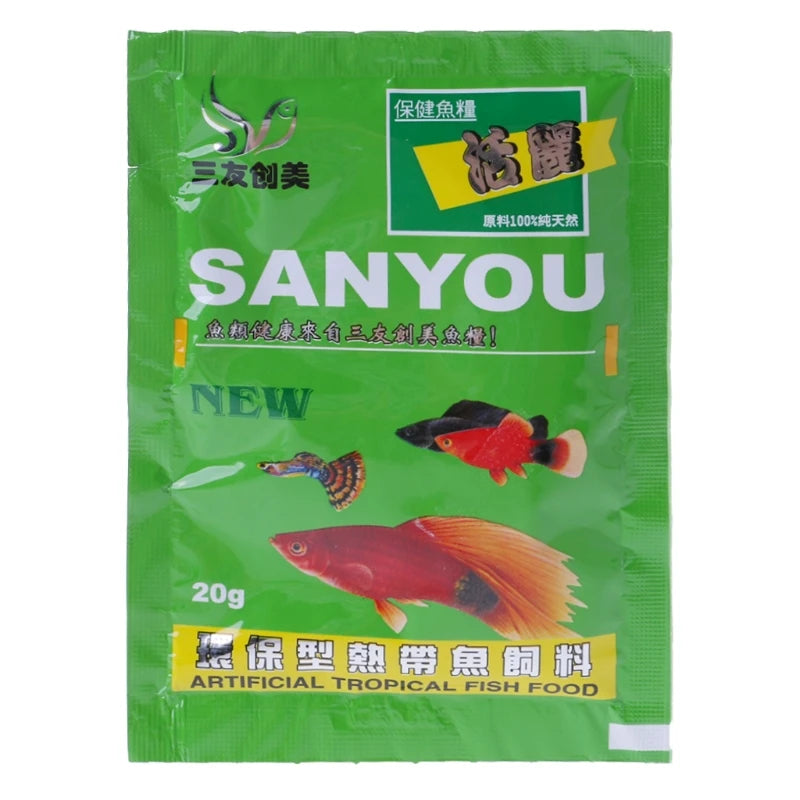 Small Fish Food Tropical Goldfish Nutrition Healthy Delicious Feeding Supplies for Home  Fish for Tank Aquarium DropShipping