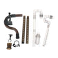 Aquarium Canister Filter Kit, External Fish Tank Filtration System, Inlet Outlet Tube, Rain Spray Bar, Outflow Pipe Complete Set