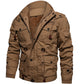 Men Winter Jacket - Winter Fleece Jacket Warm Hooded Coat for Men 
