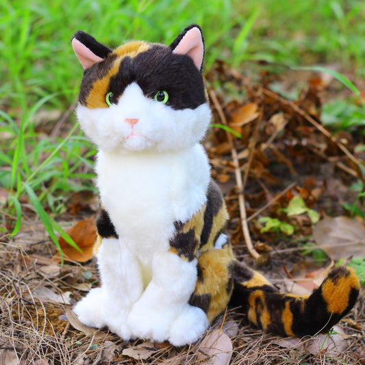 Simulated Cat Plush Toy Children Cognitive Pet
