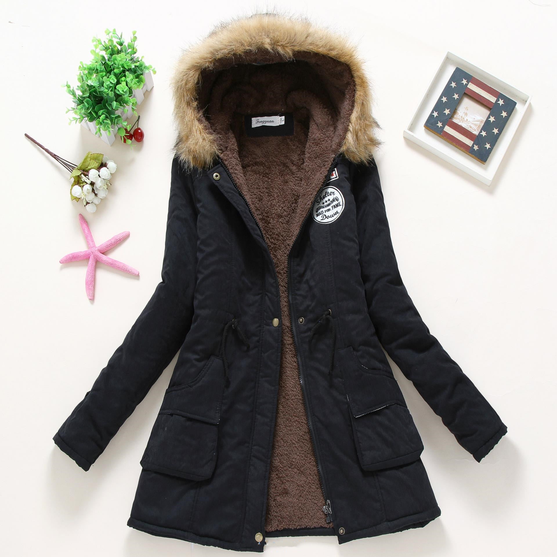 Winter Jacket - Women Fashion Warm Coats Ladies Tops