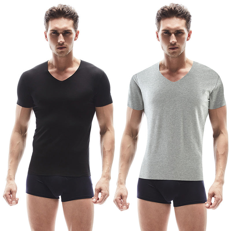 Men's Seamless Modal Short Sleeve Underwear