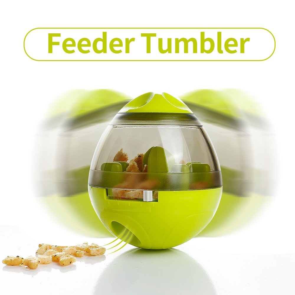 Hundefutterbälle Tumbler Pet Puppy Feeder Dispenser Bowl Toy Leak Food Interaktives Pet Tumbler Feeder Food Automatischer Spender Bowl Interactive Balls