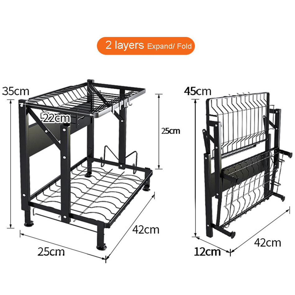 Support de rangement intégré pour fournitures de cuisine, sans Installation, en acier inoxydable