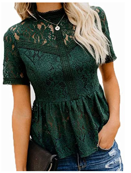 Summer Water-soluble Lace Temperament Crocheted Blouse Women