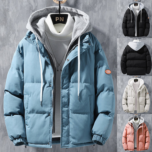Fashion Hooded Jacket Winter Windproof for Men