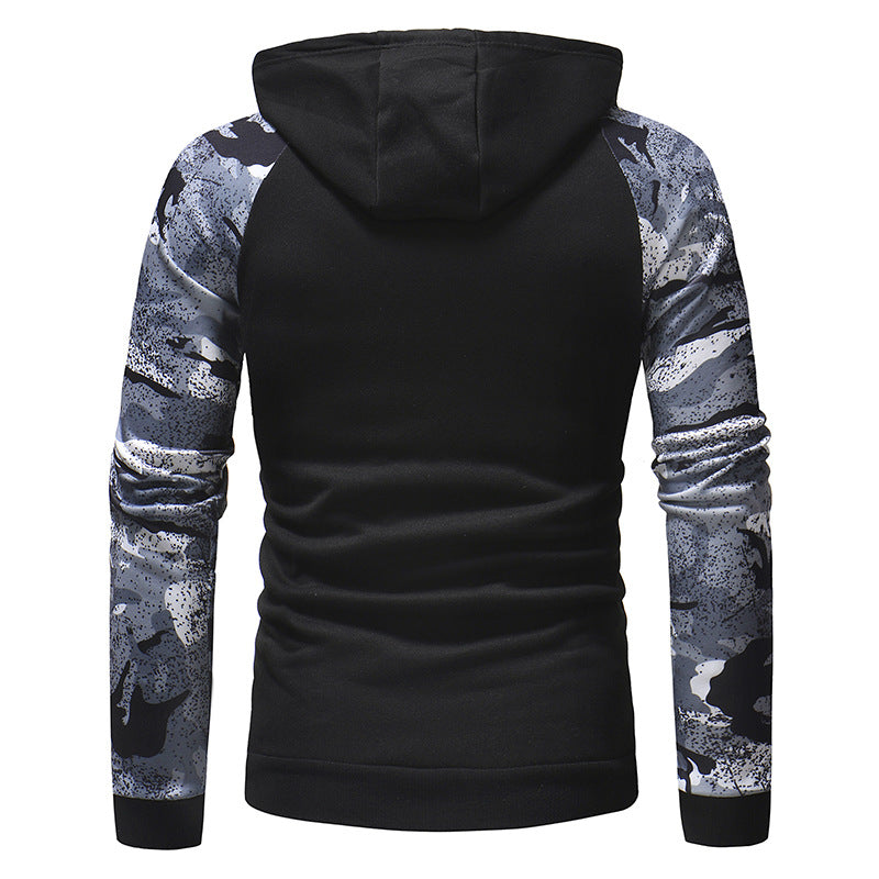 Langärmliges Herren-Sweatshirt mit Camouflage-Print