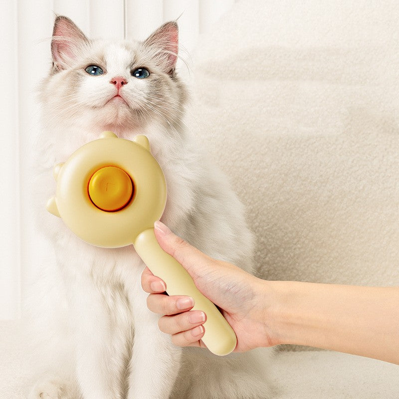 Peigne de Massage pour chat, peigne magique pour animaux de compagnie, épilation, brosse pour chat et chien, toilettage, fournitures de nettoyage, grattoir