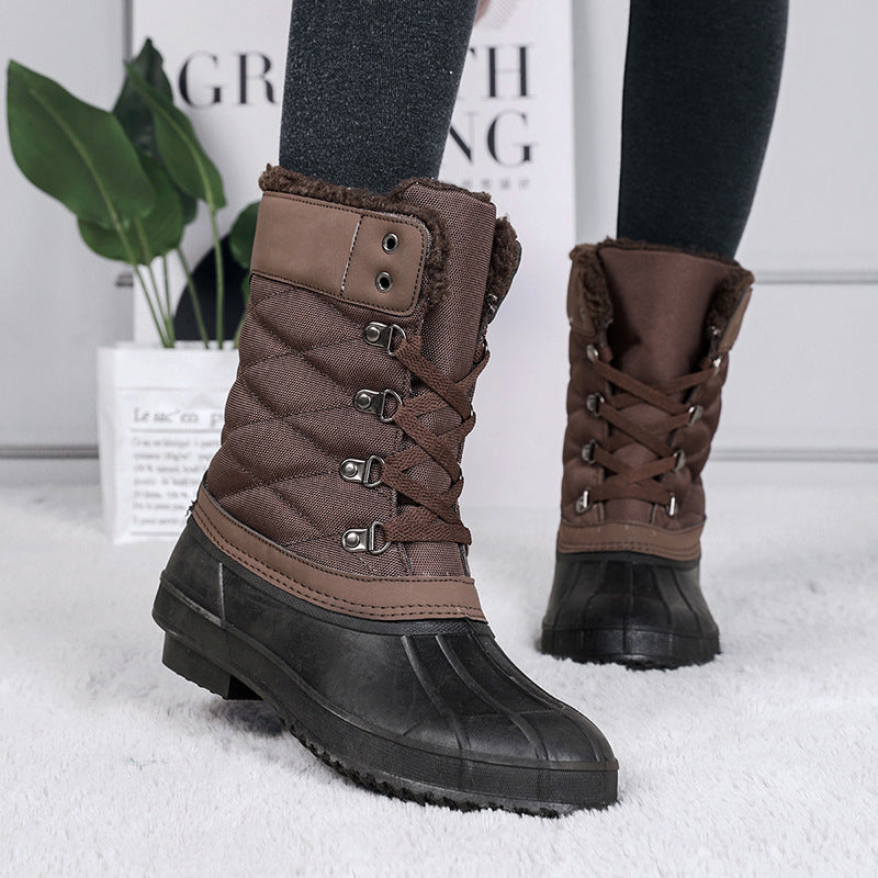 Rutschfeste, wasserdichte Outdoor-Schneestiefel für Damen