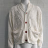 Knitted Coat - Men's Autumn And Winter Solid Color Long Sleeve Knitted Coat