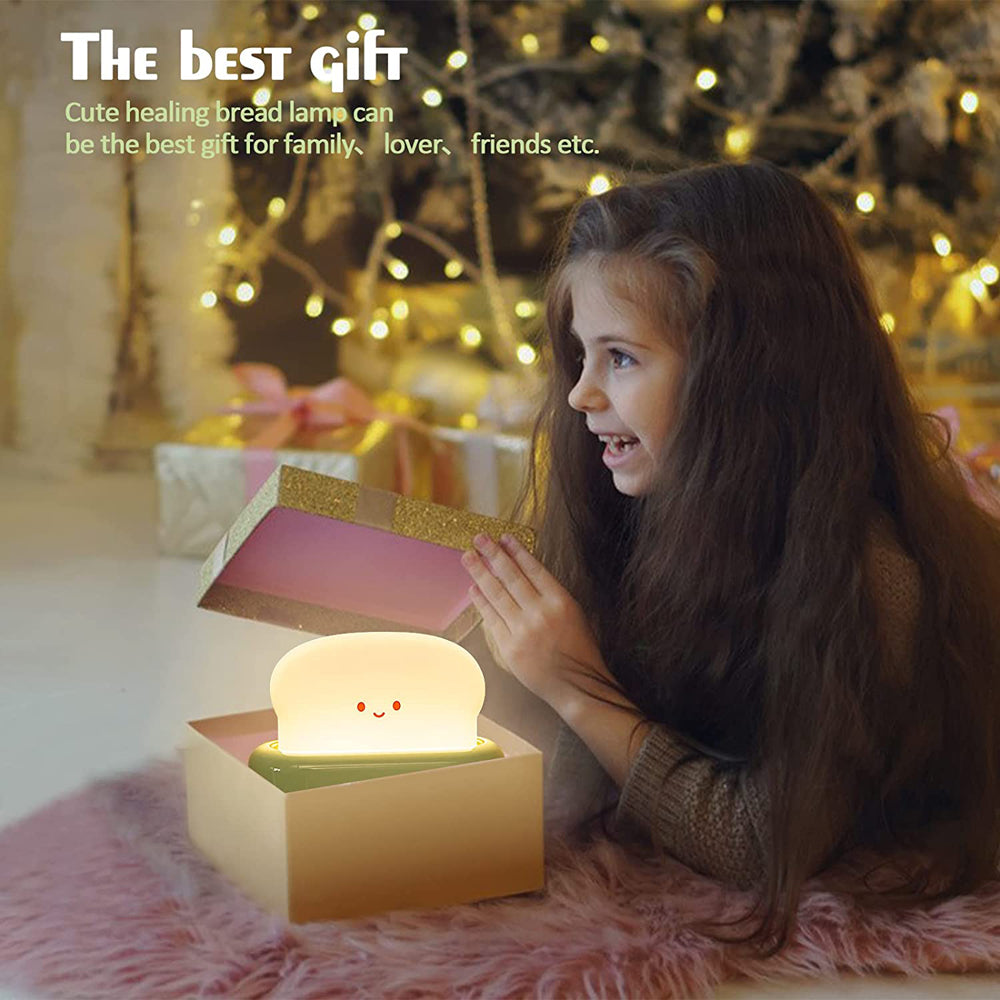 Charging Dimming Toast Lamp Bedroom Children Timing Sleeping Lamps