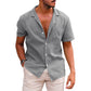 Button Down Shirts - Short Sleeve Beach Shirt Summer Mens Clothing