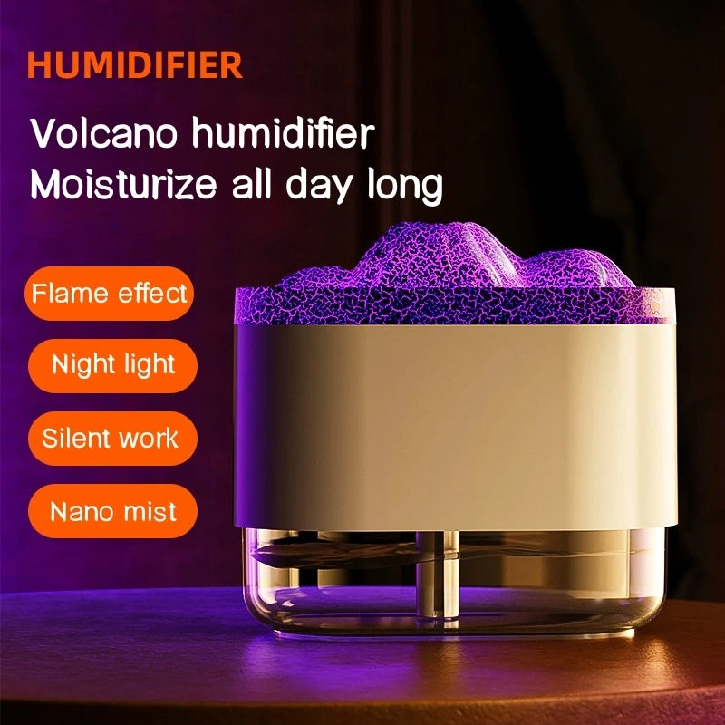 Ultraschall-Wasser-Aroma-Diffusor mit bunter Lampe