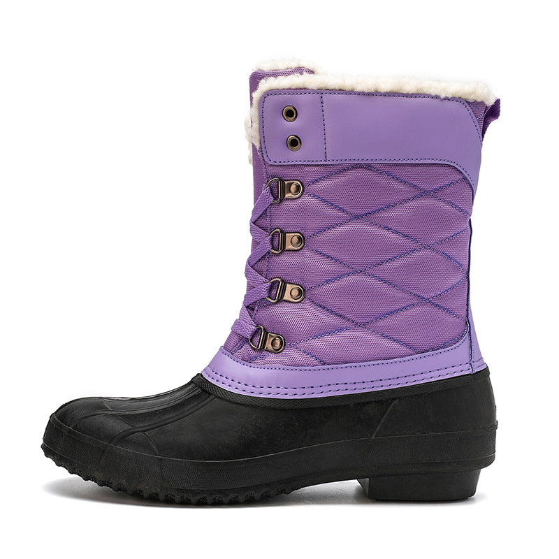 Rutschfeste, wasserdichte Outdoor-Schneestiefel für Damen