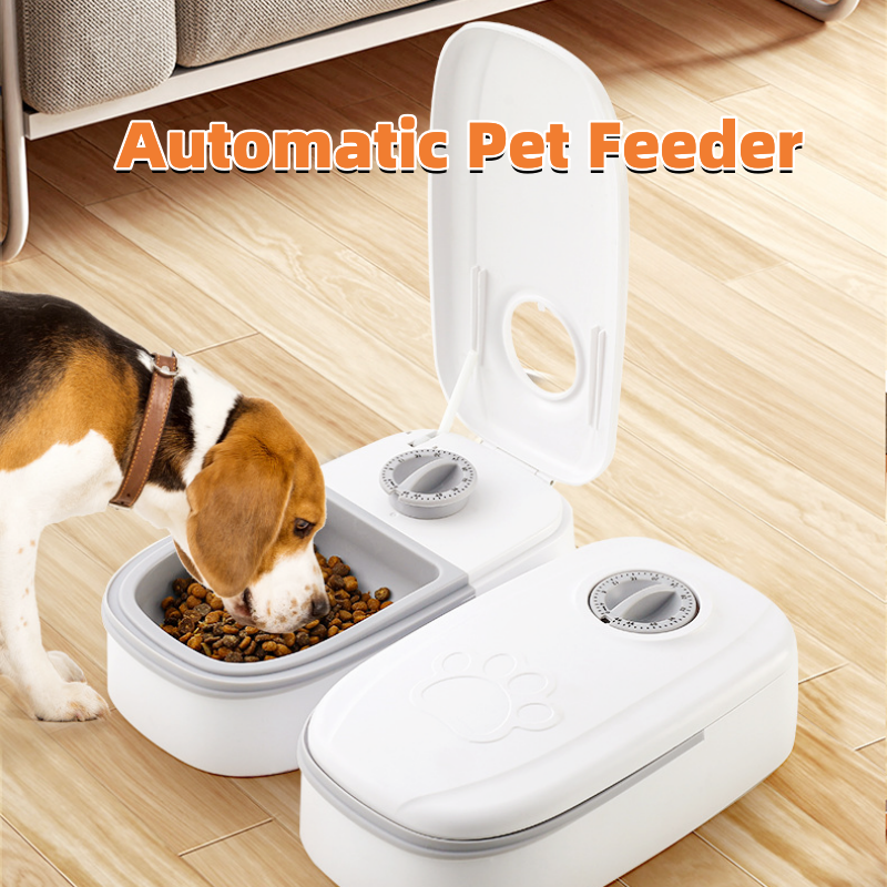 Distributeur de nourriture intelligent pour chats et chiens, minuterie, bol en acier inoxydable, fournitures pour animaux de compagnie