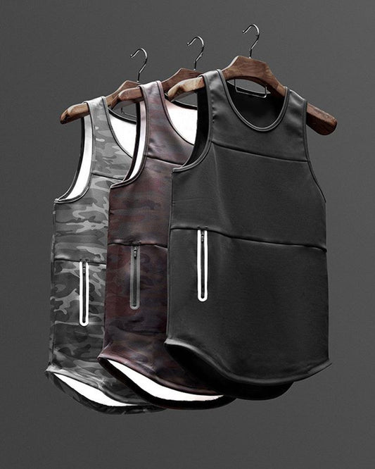 Gilet de sport pour hommes, séchage rapide, été