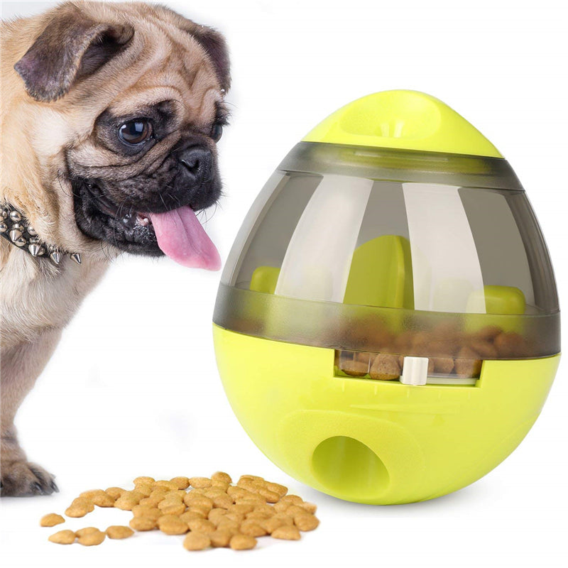 Hundefutterbälle Tumbler Pet Puppy Feeder Dispenser Bowl Toy Leak Food Interaktives Pet Tumbler Feeder Food Automatischer Spender Bowl Interactive Balls