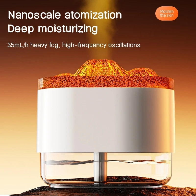 Ultrasonic Water Aroma Diffuser With Colorful Lamp