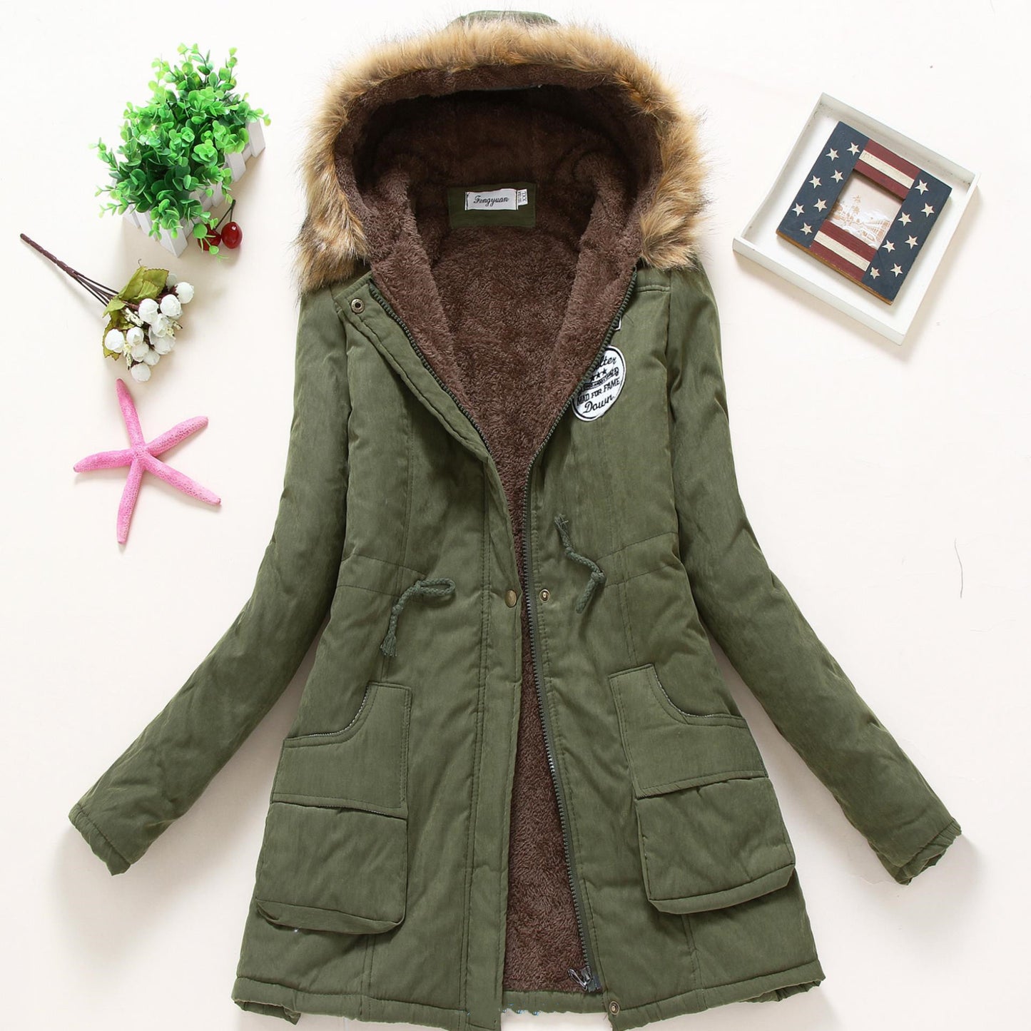 Winter Jacket - Women Fashion Warm Coats Ladies Tops