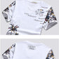 Smart Casual Men - Printed Men Leisure Set Short-sleeved T-shirt Shorts Sports Two-piece Suit