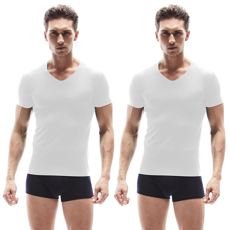 Men's Seamless Modal Short Sleeve Underwear