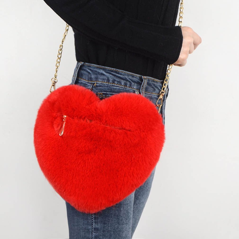 Chain Shoulder Bags for Women, Heart Shaped for all Occasion 